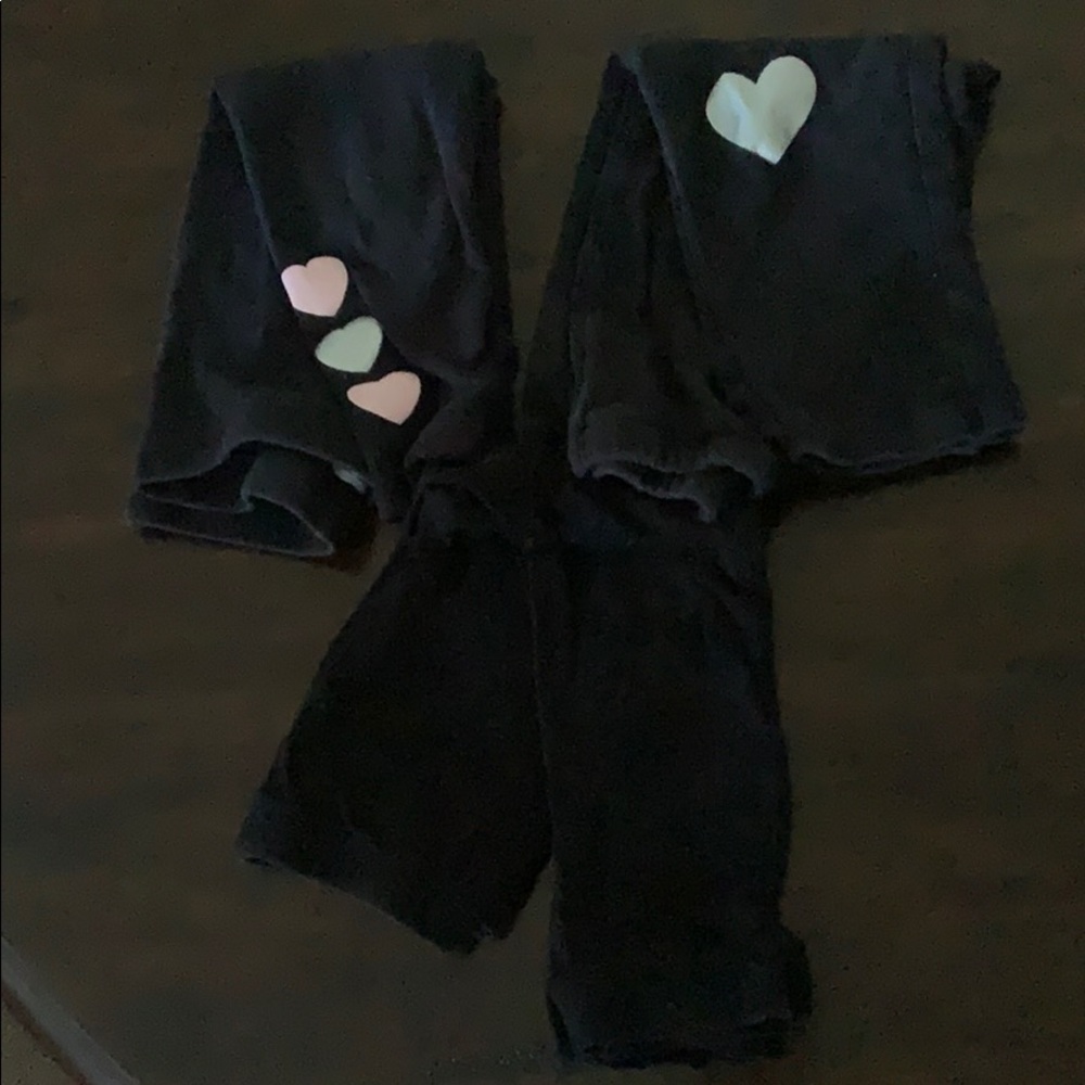 Lot of 3 Black Leggings Size 24M